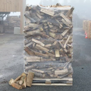 Bois de chauffage – 25 cm – ballot sur palette 2 m³