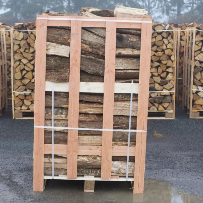 Bois de chauffage – 50 cm – rangé sur palette 2 m³ – Image 3