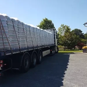 Camion de 24 PALETTES WOODSTOCK GRANULÉS DE BOIS – 1872 SACS DE 15 KG